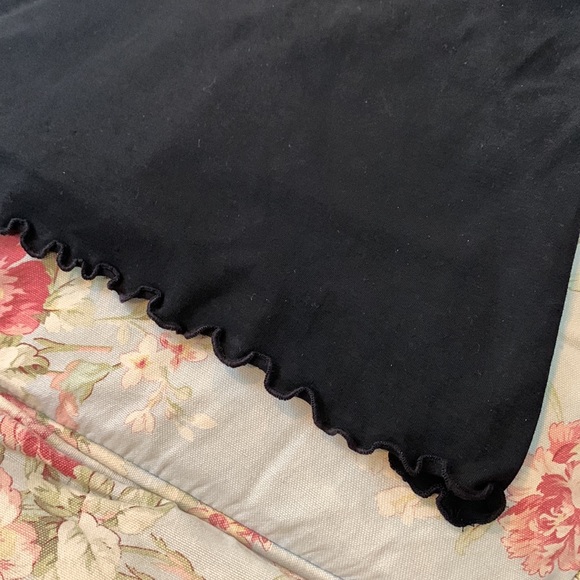 LARRIVO Emily Chemise Solid. Black. Size Small - Picture 2 of 10